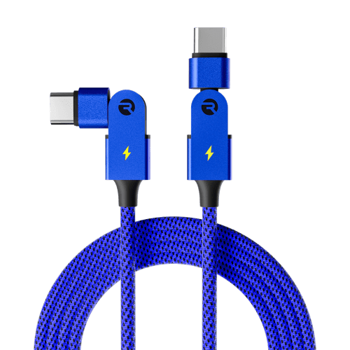 Type C: for Android & iPhone 15+ / 3ft / Blue